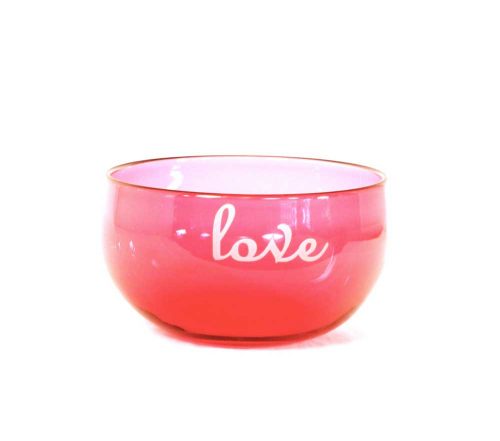 Ruby Love Bowl #8408 by Correia Art Glass