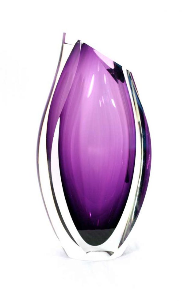 Lilac Elite Extra Large Vase #9199 by Correia Art Glass