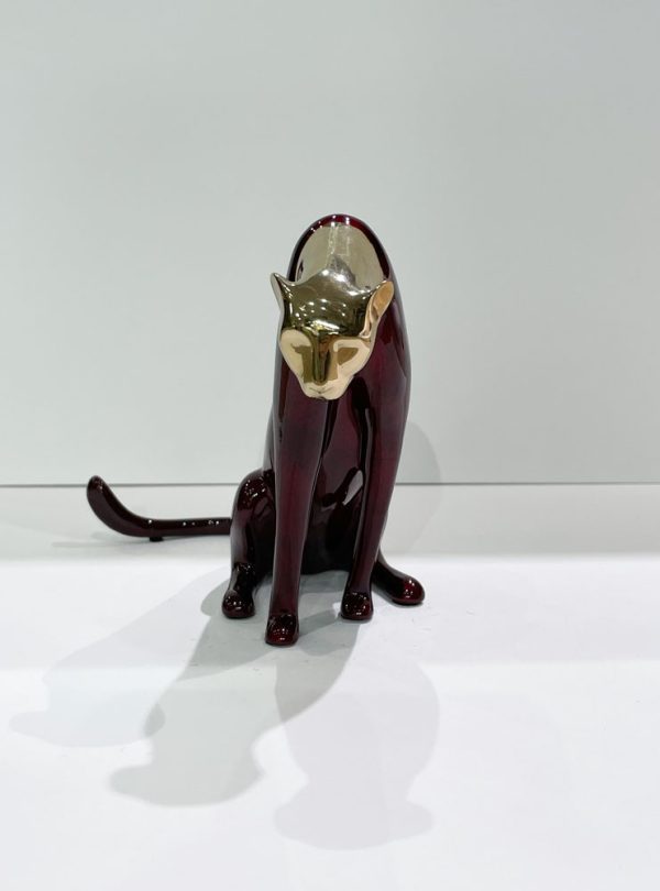 Cheetah, Kenya Sculpture 449 by Loet Vanderveen at Art Leaders Gallery