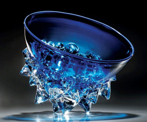 Cobalt Thorn Bowl by Andrew Madvin at Art Leaders Gallery, voted “Michigan’s Best Fine Art Gallery” is located in the heart of West Bloomfield. This full service fine art gallery is the destination for all your art and custom picture framing needs. Our extensive inventory of art includes styles ranging from contemporary to traditional. The gallery represents international, national, and emerging new talent as well as local Michigan artists.
