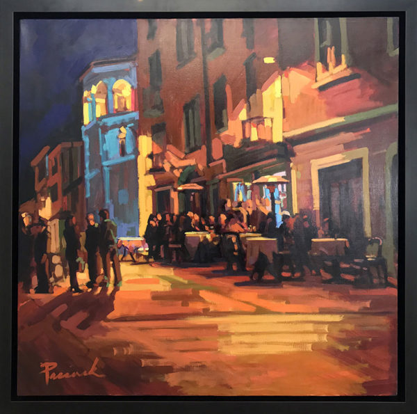 Como Evening Cafe by Nick Paciorek at Art Leaders Gallery, voted “Michigan’s Best Fine Art Gallery” is located in the heart of West Bloomfield. This full service fine art gallery is the destination for all your art and custom picture framing needs. Our extensive inventory of art includes styles ranging from contemporary to traditional. The gallery represents international, national, and emerging new talent as well as local Michigan artists.