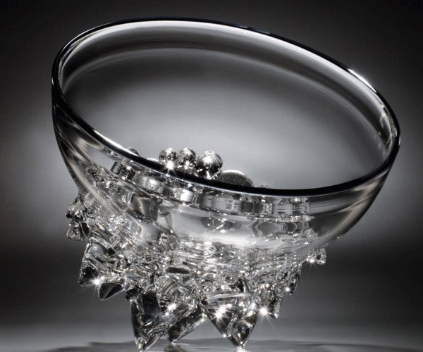 Crystal Clear Thorn Bowl by Andrew Madvin at Art Leaders Gallery, voted “Michigan’s Best Fine Art Gallery” is located in the heart of West Bloomfield. This full service fine art gallery is the destination for all your art and custom picture framing needs. Our extensive inventory of art includes styles ranging from contemporary to traditional. The gallery represents international, national, and emerging new talent as well as local Michigan artists.