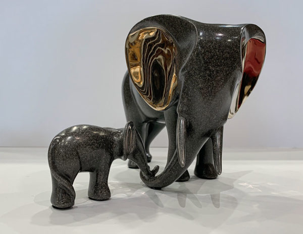 New Elephant and Baby Sculpture 464 by Loet Vanderveen at Art Leaders Gallery, voted “Michigan’s Best Fine Art Gallery” is located in the heart of West Bloomfield. This full service fine art gallery is the destination for all your art and custom picture framing needs. Our extensive inventory of art includes styles ranging from contemporary to traditional. The gallery represents international, national and emerging new talent as well as local Michigan artists.