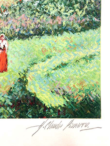 Garden of Yves St. Laurent by H. Claude Pissarro at Art Leaders Gallery, voted “Michigan’s Best Fine Art Gallery” is located in the heart of West Bloomfield. This full service fine art gallery is the destination for all your art and custom picture framing needs. Our extensive inventory of art includes styles ranging from contemporary to traditional. The gallery represents international, national, and emerging new talent as well as local Michigan artists.