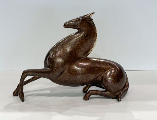 Horse, Stallion Sculpture 148 by Loet Vanderveen at Art Leaders