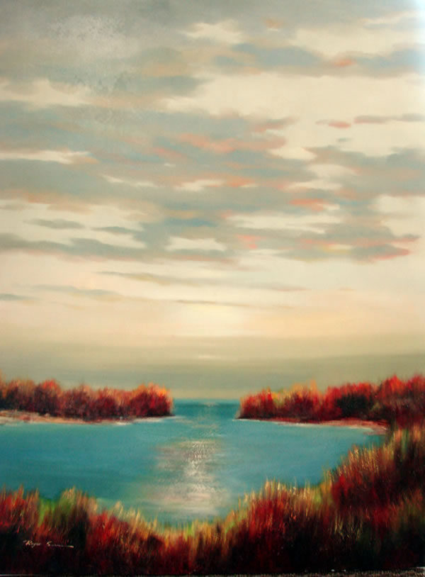 New Horizon III by Roger Swan at Art Leaders Gallery, voted “Michigan’s Best Fine Art Gallery” is located in the heart of West Bloomfield. This full service fine art gallery is the destination for all your art and custom picture framing needs. Our extensive inventory of art includes styles ranging from contemporary to traditional. The gallery represents international, national, and emerging new talent as well as local Michigan artists.