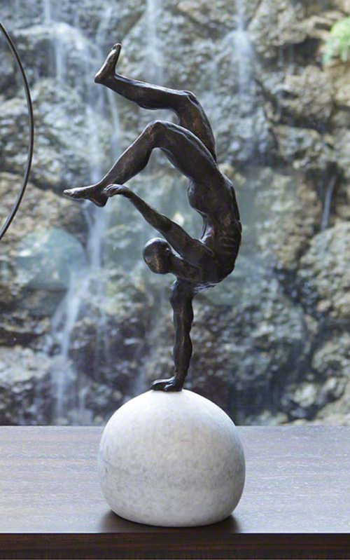 "One Hand Balancing Act Sculpture – 8.81676" by Global Views Studio at Art Leaders Gallery, voted “Michigan’s Best Fine Art Gallery” is located in the heart of West Bloomfield. This full service fine art gallery is the destination for all your art and custom picture framing needs. Our extensive inventory of art includes styles ranging from contemporary to traditional. The gallery represents international, national, and emerging new talent as well as local Michigan artists.