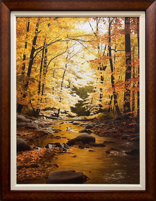 Forest Scene in Fall Painting