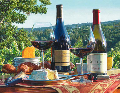 Passion for Pinot by Eric Christensen at Art Leaders Gallery - Michigan's Finest Art Gallery