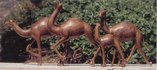 Small Camel Caravan Sculpture 370 by Loet Vanderveen at Art Leaders Gallery, voted “Michigan’s Best Fine Art Gallery” is located in the heart of West Bloomfield. This full service fine art gallery is the destination for all your art and custom picture framing needs. Our extensive inventory of art includes styles ranging from contemporary to traditional. The gallery represents international, national and emerging new talent as well as local Michigan artists.