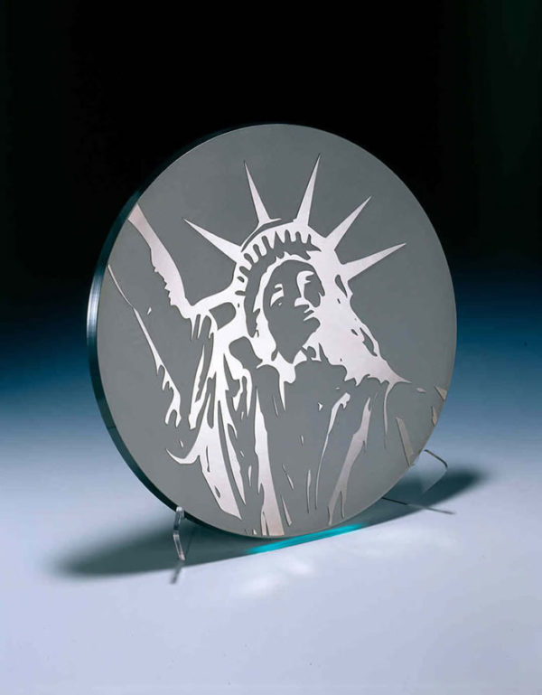 Statue of Liberty Platter by Stephen Schlanser at Art Leaders Gallery - Michigan's Finest Art Gallery