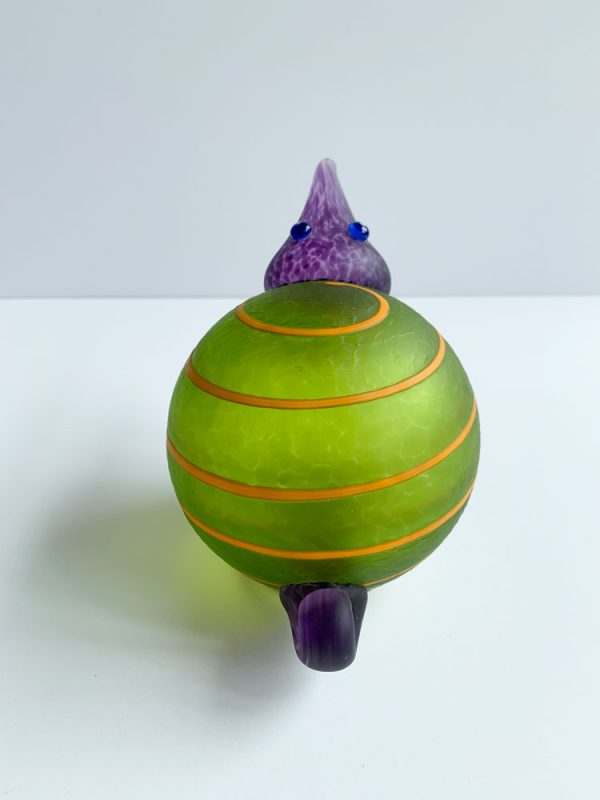 "Kiwi Paperweight" by Borowski Glass Studio. Art Leaders Gallery