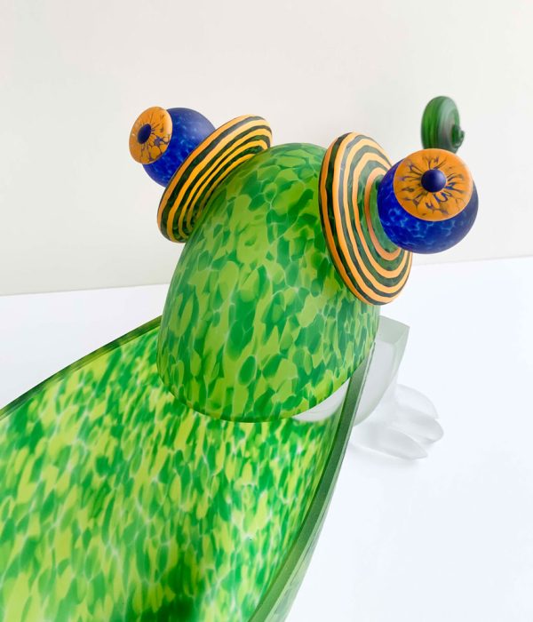 "Chameleon" Small Bowl by Borowski Glass Studio. Art Leaders Gal