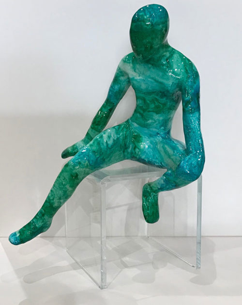 Item #19: Colorful Male Climber Sitting with Legs Stretched by Ancizar Marin at Art Leaders Gallery, voted “Michigan’s Best Fine Art Gallery” is located in the heart of West Bloomfield. This full service fine art gallery is the destination for all your art and custom picture framing needs. Our extensive inventory of art includes styles ranging from contemporary to traditional. The gallery represents international, national, and emerging new talent as well as local Michigan artists.