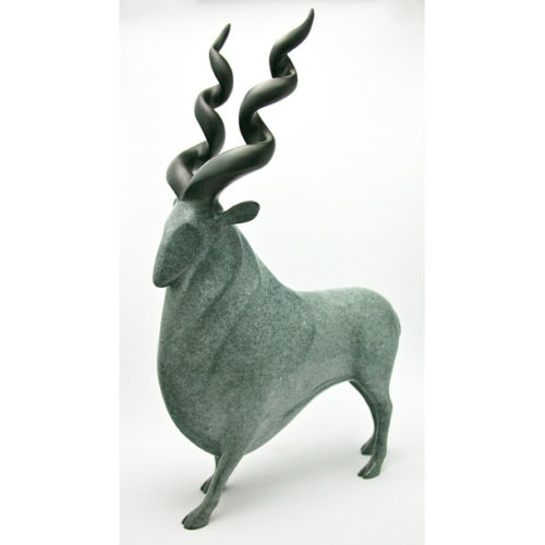Standing Markhor Sculpture 534 by Loet Vanderveen at Art Leaders Gallery, voted “Michigan’s Best Fine Art Gallery” is located in the heart of West Bloomfield. This full service fine art gallery is the destination for all your art and custom picture framing needs. Our extensive inventory of art includes styles ranging from contemporary to traditional. The gallery represents international, national and emerging new talent as well as local Michigan artists.