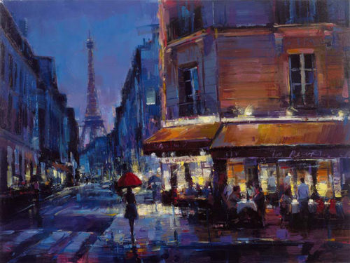 Parisian Rain by Michael Flohr at Art Leaders Gallery, voted “Michigan’s Best Fine Art Gallery” is located in the heart of West Bloomfield. This full service fine art gallery is the destination for all your art and custom picture framing needs. Our extensive inventory of art includes styles ranging from contemporary to traditional. The gallery represents international, national, and emerging new talent as well as local Michigan artists.