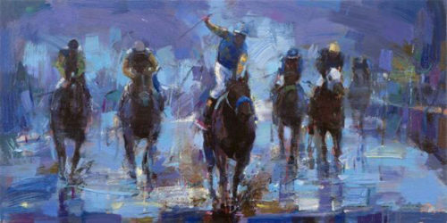 Win at the Preakness by Michael Flohr at Art Leaders Gallery, voted “Michigan’s Best Fine Art Gallery” is located in the heart of West Bloomfield. This full service fine art gallery is the destination for all your art and custom picture framing needs. Our extensive inventory of art includes styles ranging from contemporary to traditional. The gallery represents international, national, and emerging new talent as well as local Michigan artists.