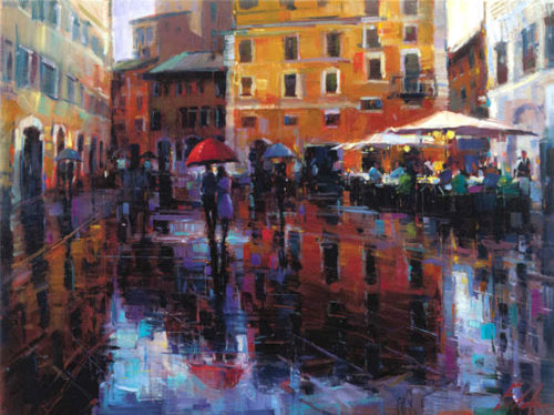Romance in the Rain by Michael Flohr at Art Leaders Gallery, voted “Michigan’s Best Fine Art Gallery” is located in the heart of West Bloomfield. This full service fine art gallery is the destination for all your art and custom picture framing needs. Our extensive inventory of art includes styles ranging from contemporary to traditional. The gallery represents international, national, and emerging new talent as well as local Michigan artists.