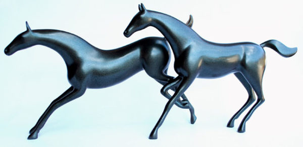 Galloping Horses Sculpture 475 by Loet Vanderveen at Art Leaders Gallery, voted “Michigan’s Best Fine Art Gallery” is located in the heart of West Bloomfield. This full service fine art gallery is the destination for all your art and custom picture framing needs. Our extensive inventory of art includes styles ranging from contemporary to traditional. The gallery represents international, national and emerging new talent as well as local Michigan artists.