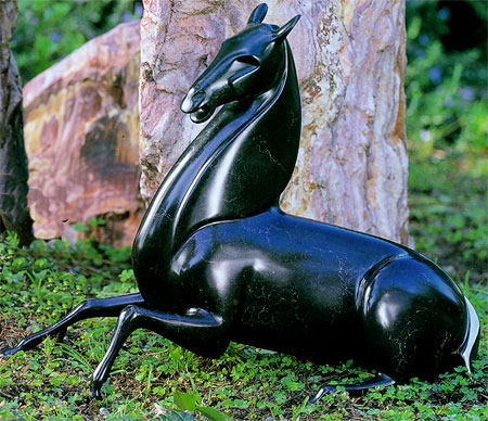 Regal Stallion Horse Sculpture 318T by Loet Vanderveen at Art Leaders Gallery, voted “Michigan’s Best Fine Art Gallery” is located in the heart of West Bloomfield. This full service fine art gallery is the destination for all your art and custom picture framing needs. Our extensive inventory of art includes styles ranging from contemporary to traditional. The gallery represents international, national and emerging new talent as well as local Michigan artists.