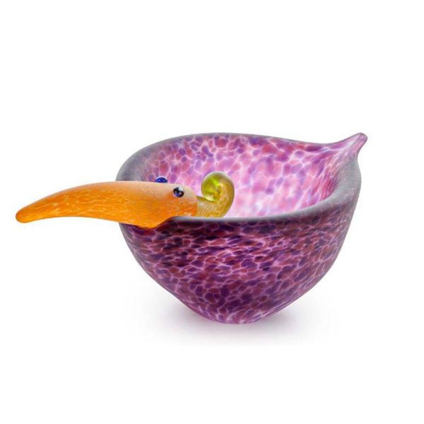 "Tweedy Bowl" Shown in Purple by Borowski Glass Studio. Art Leaders Gallery, voted “Michigan’s Best Fine Art Gallery” is located in the heart of West Bloomfield. This full service fine art gallery is the destination for all your art and custom picture framing needs. Our extensive inventory of art includes styles ranging from contemporary to traditional. The gallery represents international, national, and emerging new talent as well as local Michigan artists.