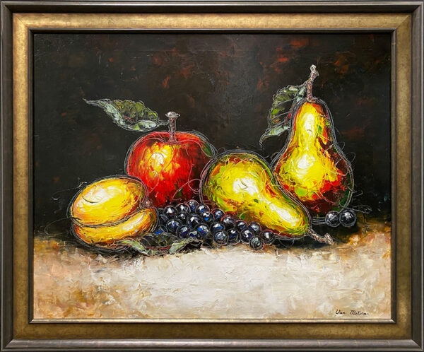 Still Life Oil Painting of Fruits