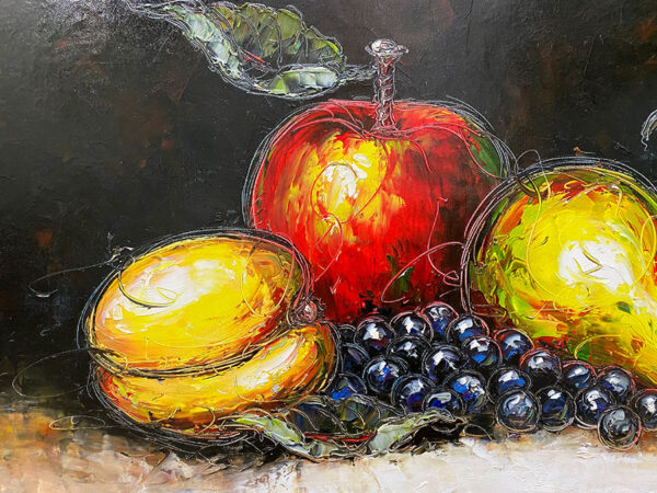 Still Life Oil Painting of Fruits