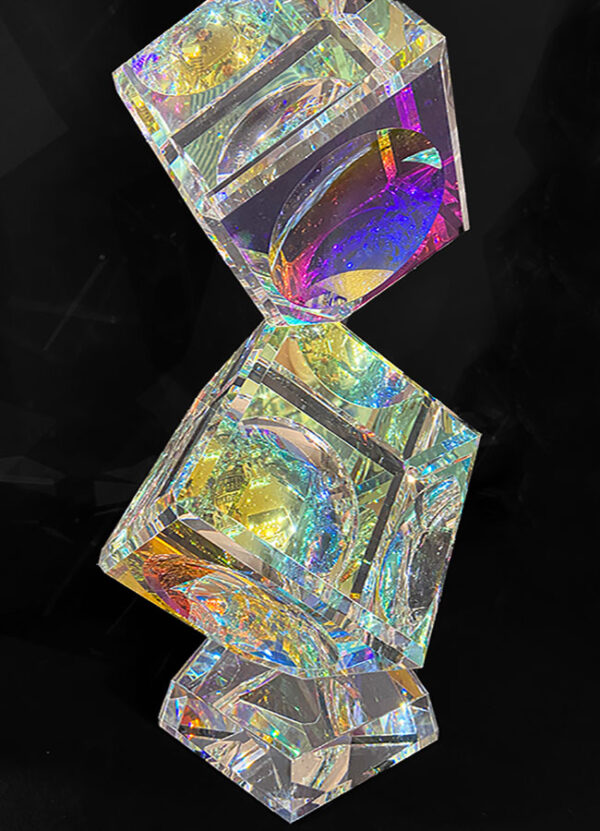 Glass Crystal Cubes