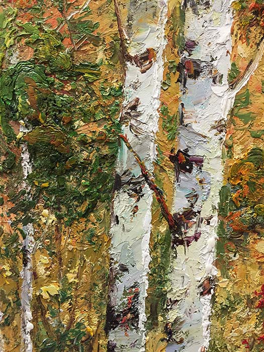 Birch Forest by Henry, Detail