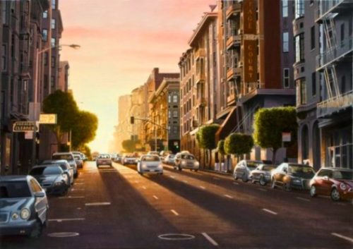 Evening in San Francisco by Alexander Volkov