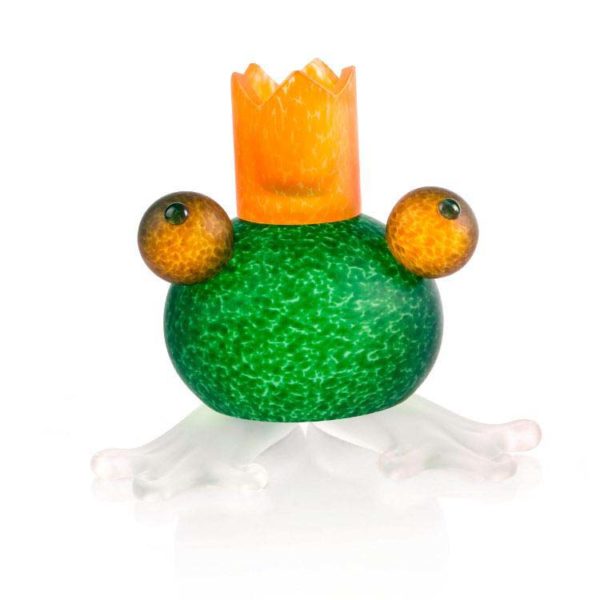 Frosch/Frog Candleholder: 24-01-58 in Green
