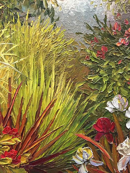 Garden Tapestry by Evans, Detail