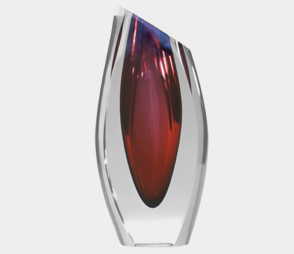 Ruby Elite Extra Large Vase 9204 Correia Glass