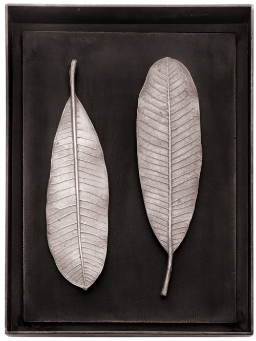 Champa Leaf Shadow Box - Antique Nickel, Item #176066 by Michael Aram