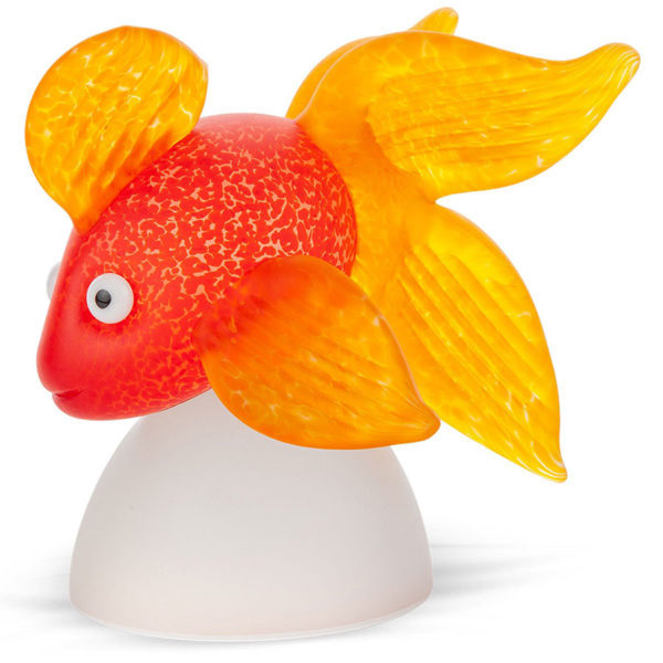Orange and Yellow Glass Fish