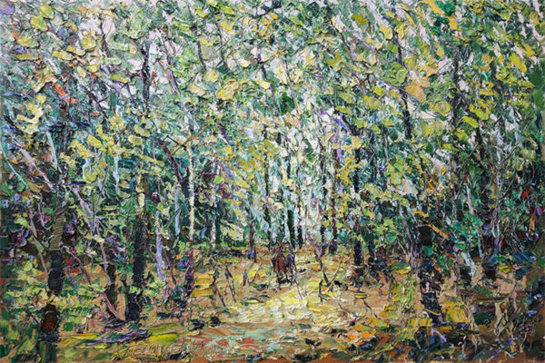 “Into the Woods" by Konstantin Savchenko at Art Leaders Gallery, voted “Michigan’s Best Fine Art Gallery” is located in the heart of West Bloomfield. This full service fine art gallery is the destination for all your art and custom picture framing needs. Our extensive inventory of art includes styles ranging from contemporary to traditional. The gallery represents international, national, and emerging new talent as well as local Michigan artists.