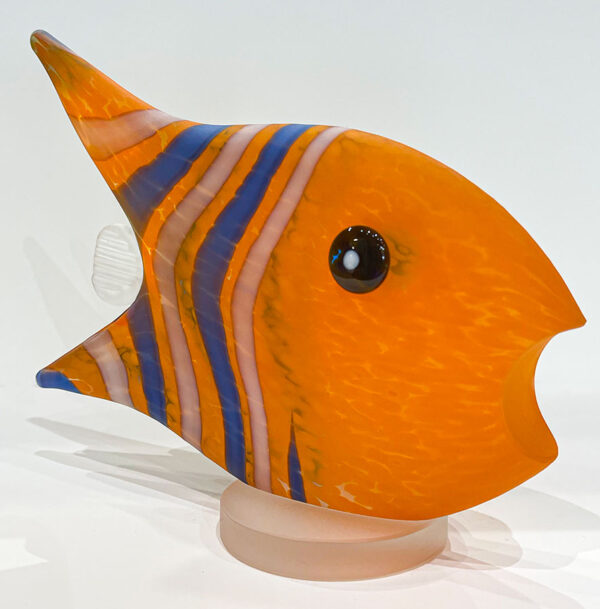Glass Fish Sculpture