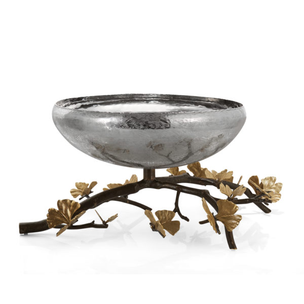 Butterfly Ginkgo Centerpiece Bowl (Large) by Michael Aram at Art Leaders Gallery