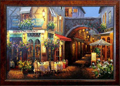 Au Comte Roger by Viktor Shvaiko at Art Leaders Gallery, voted “Michigan’s Best Fine Art Gallery” is located in the heart of West Bloomfield. This full service fine art gallery is the destination for all your art and custom picture framing needs. Our extensive inventory of art includes styles ranging from contemporary to traditional. The gallery represents international, national and emerging new talent as well as local Michigan artists.