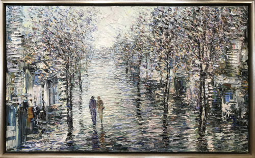 "Springtime Stroll" by Konstantin Savchenko at Art Leaders Gallery, voted “Michigan’s Best Fine Art Gallery” is located in the heart of West Bloomfield. This full service fine art gallery is the destination for all your art and custom picture framing needs. Our extensive inventory of art includes styles ranging from contemporary to traditional. The gallery represents international, national, and emerging new talent as well as local Michigan artists.