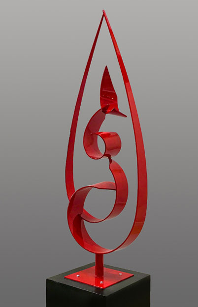 Crimson Blaze by GEM at Art Leaders Gallery - Michigan's Finest