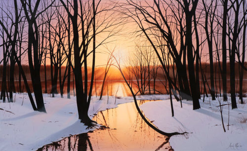 Winter Tranquility by Alexander Volkov - Art Leaders Gallery - Michigan