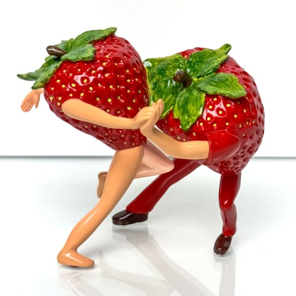 Jammin from the Out of the Bowl Series by Thad Markham. Two strawberries jammin out and dancing the twist.