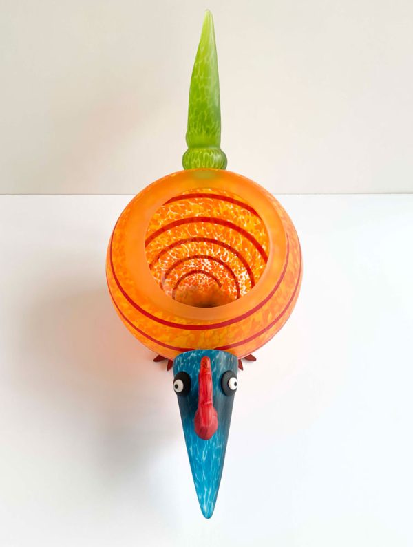 Pick Chick Bowl by Borowski Glass Studio. Art Leaders Gallery -