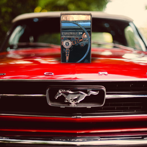 253 Drive - Summer 2020 Spiritile. Ford Mustang steering wheel and dashboard. “You can figure it out, if you have the drive to do it.” - Carroll Shelby