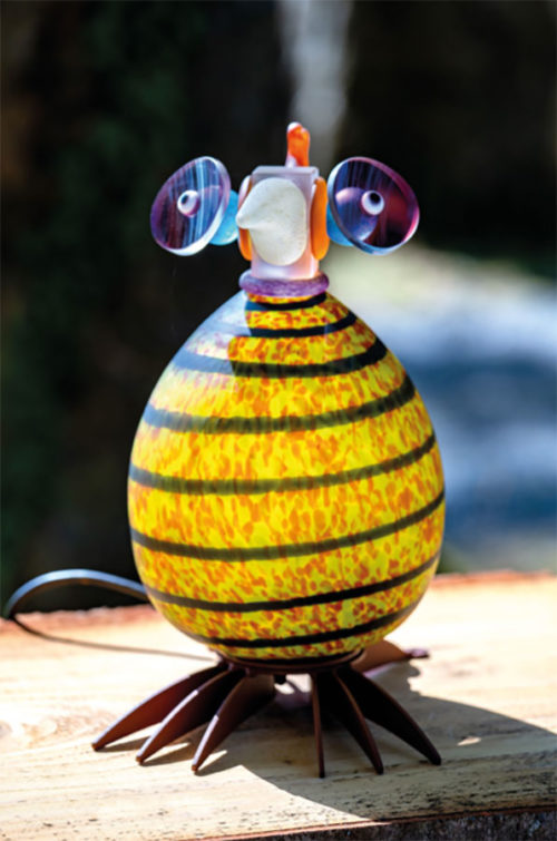 Glass Bird Lamp as Bono