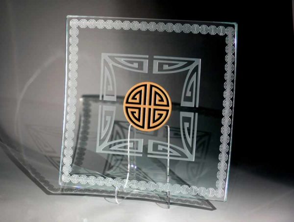 Clear Square Platter