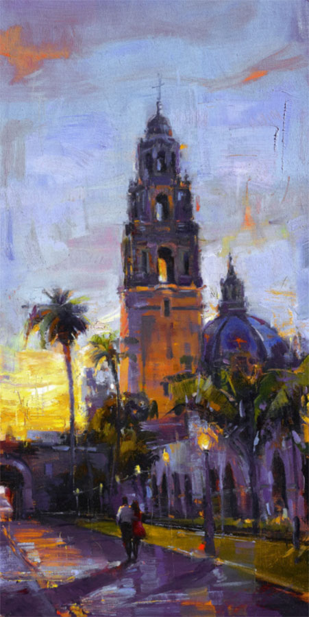 Painting of Church Tower