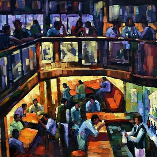 Two Story Bar Painting