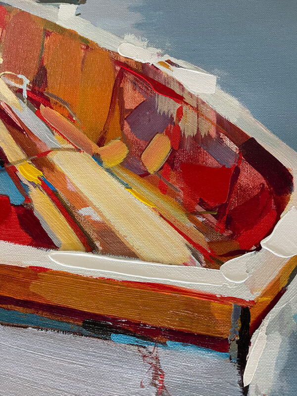 Abstract Boat Painting